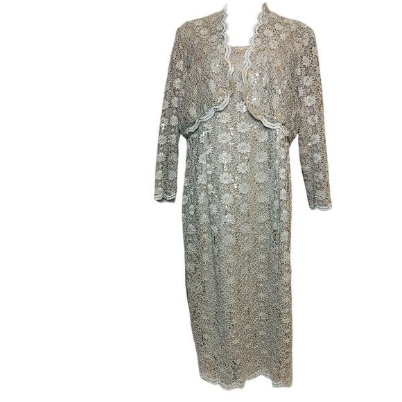 Alex Evenings 8196923 Long Sequin Formal Mother of the Bride Dress main image 0